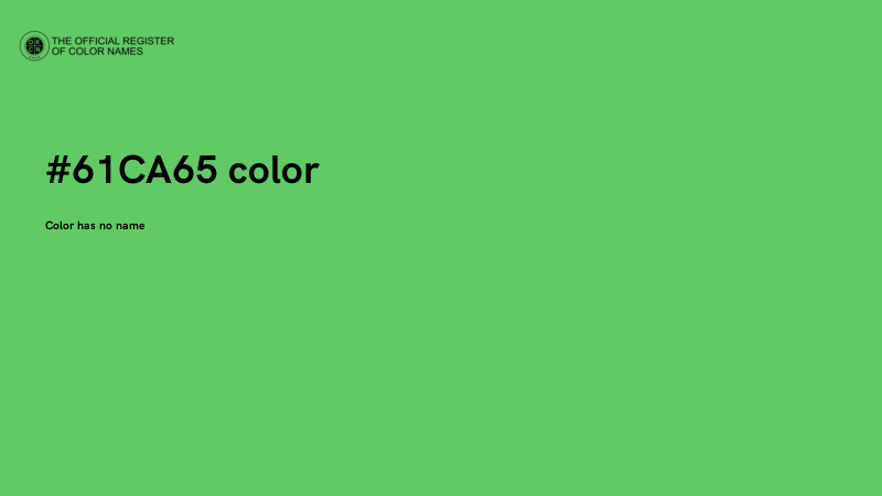 #61CA65 color image