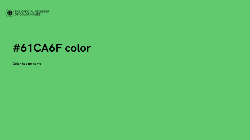 #61CA6F color image