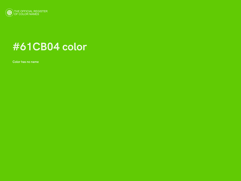 #61CB04 color image