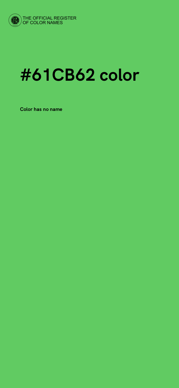 #61CB62 color image