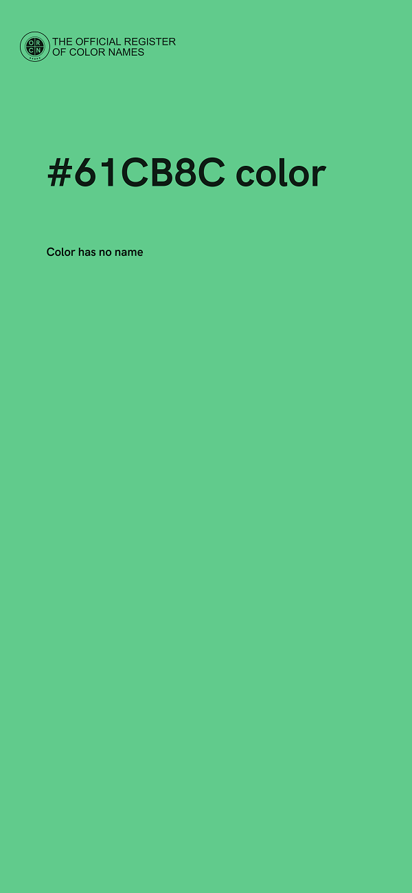 #61CB8C color image
