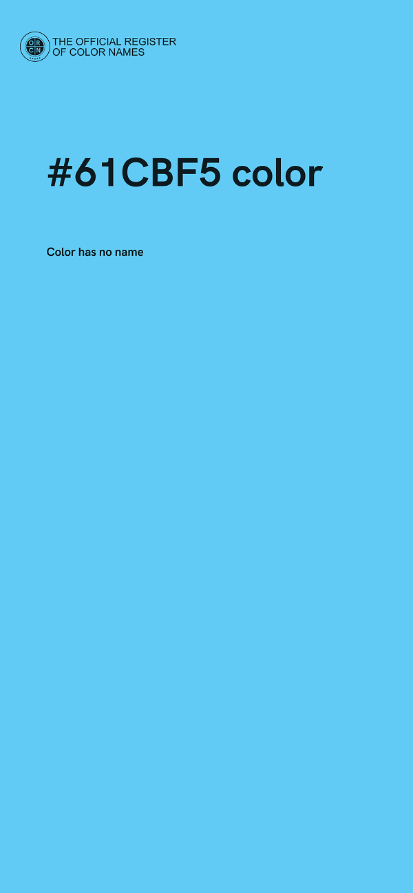 #61CBF5 color image