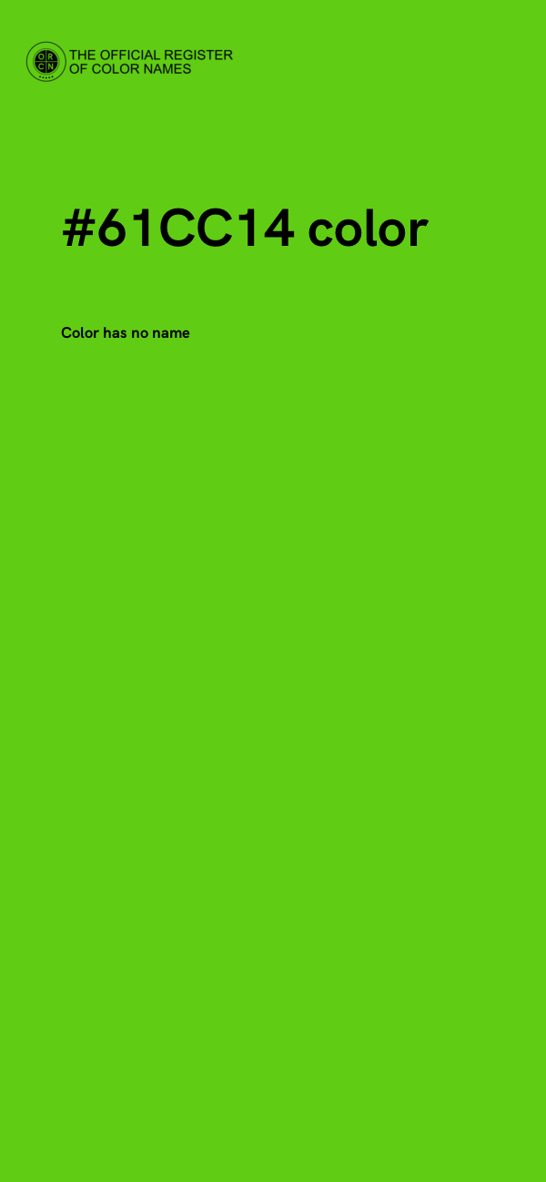#61CC14 color image