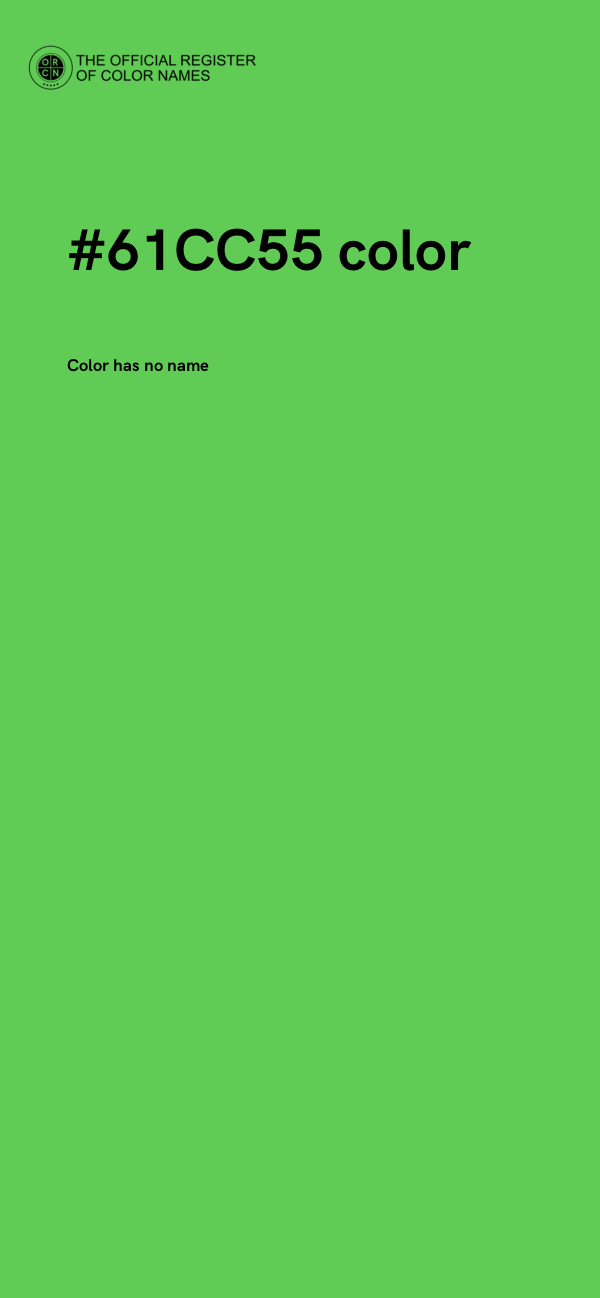 #61CC55 color image