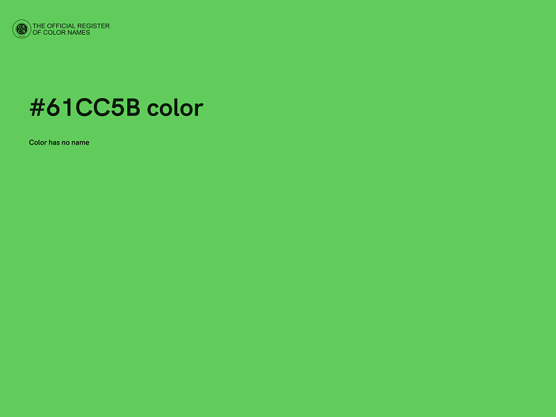#61CC5B color image
