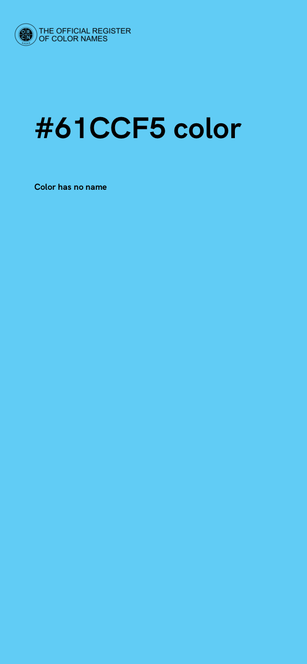 #61CCF5 color image