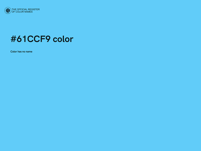 #61CCF9 color image