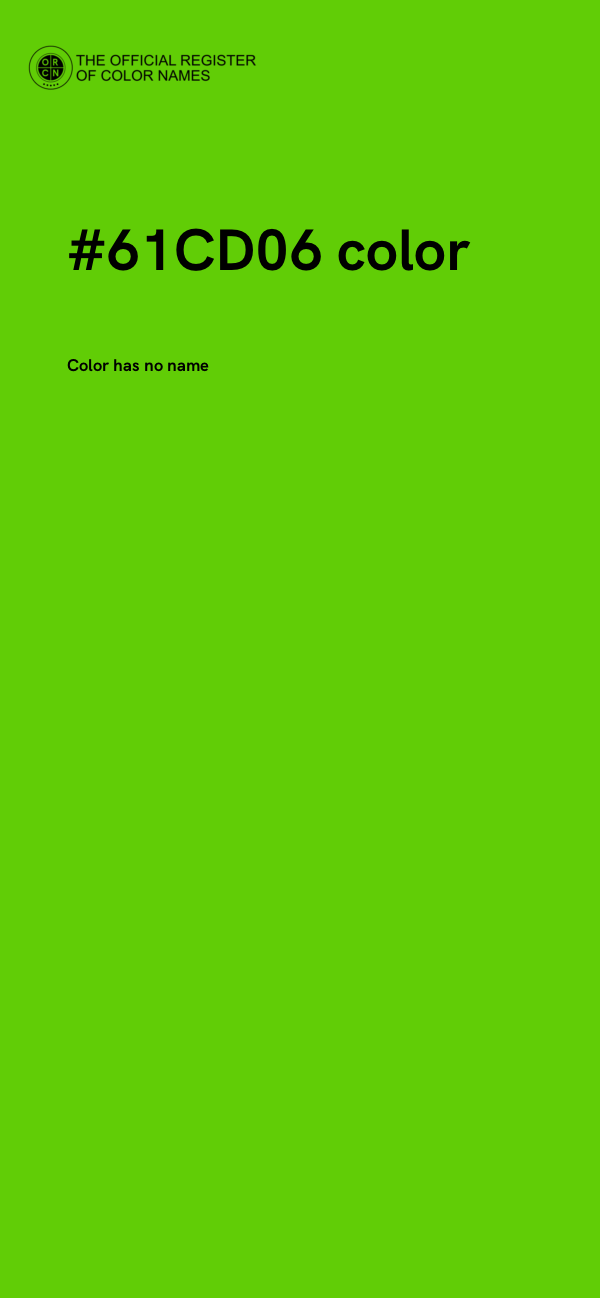 #61CD06 color image