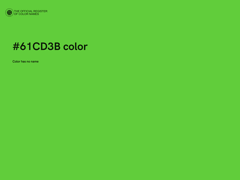 #61CD3B color image