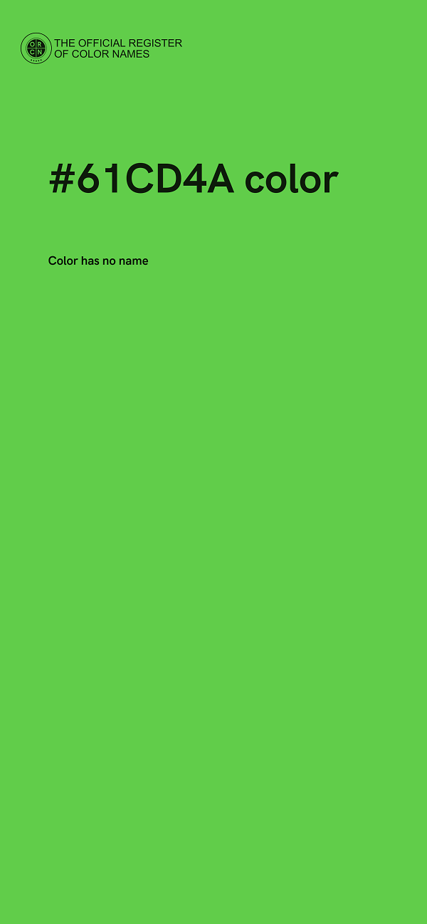 #61CD4A color image