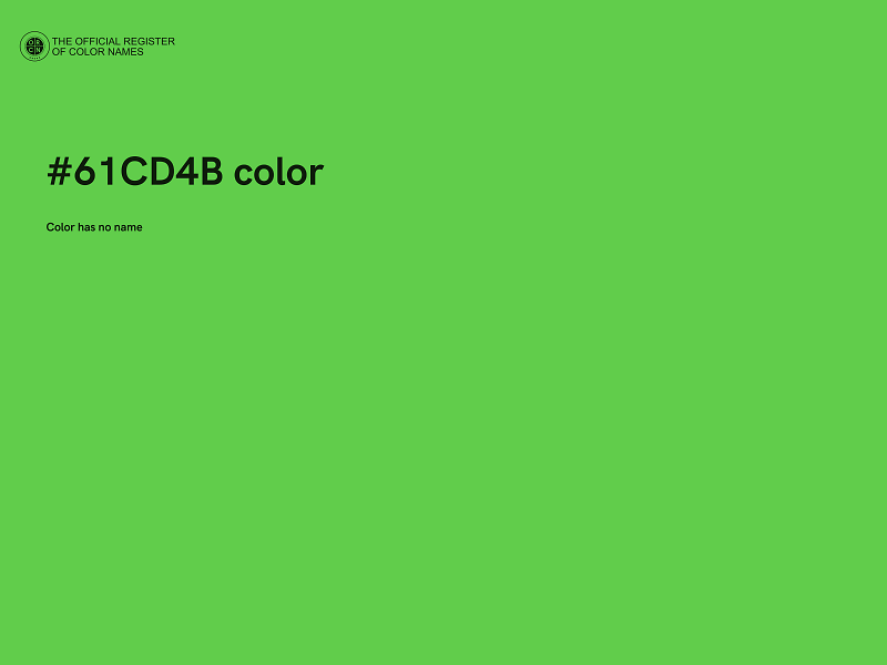 #61CD4B color image