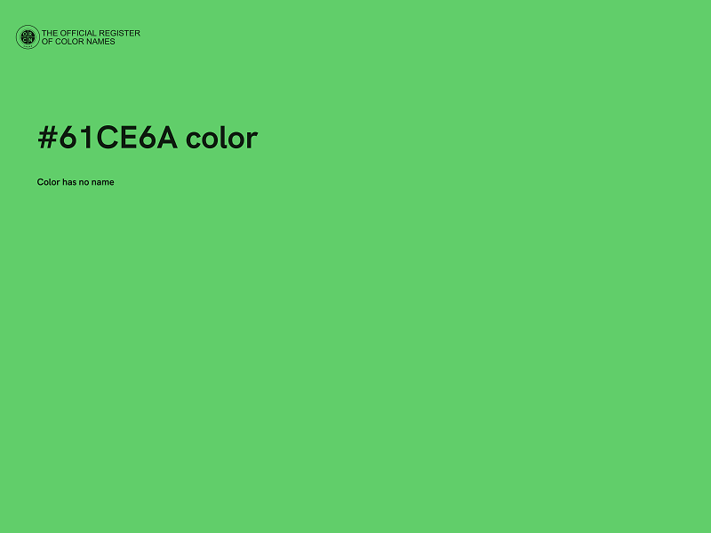 #61CE6A color image