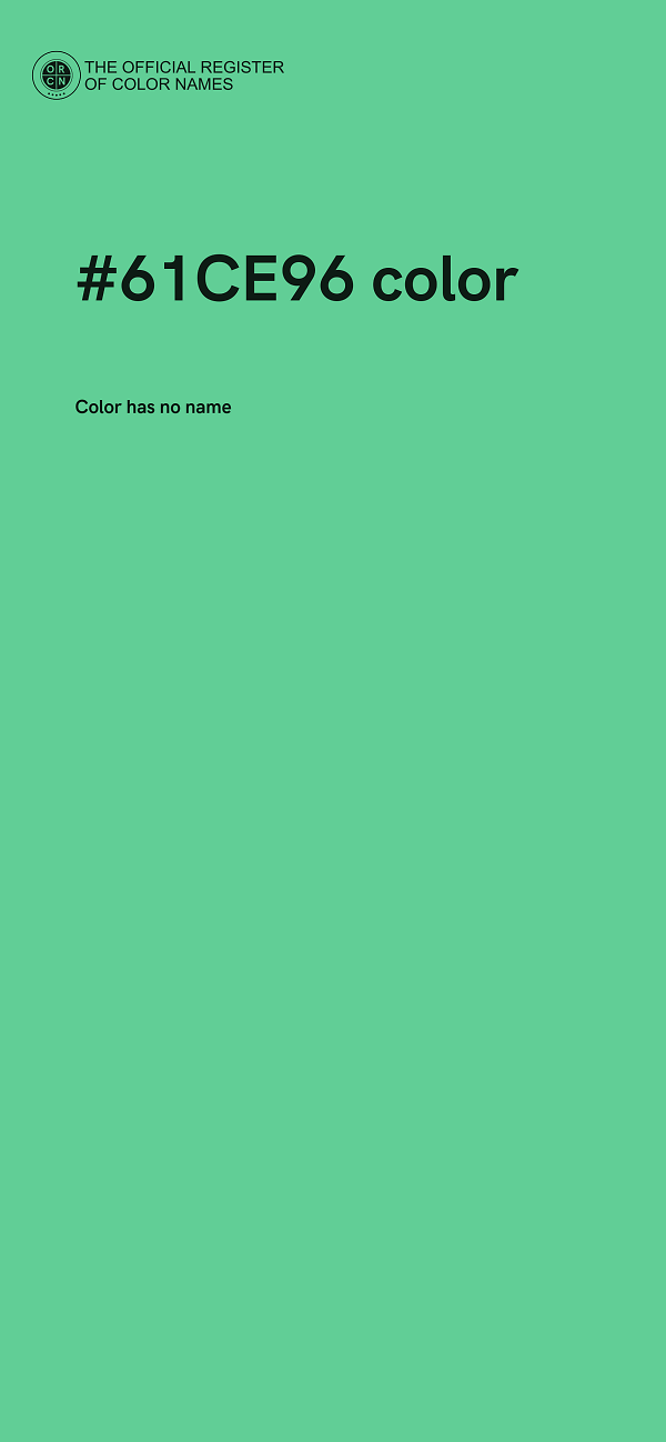 #61CE96 color image
