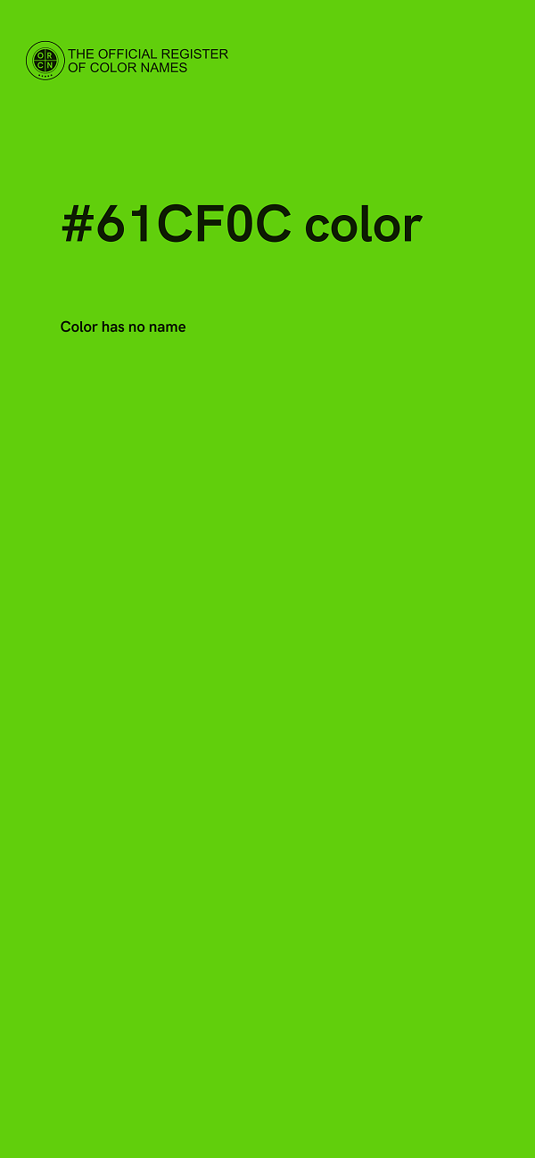 #61CF0C color image