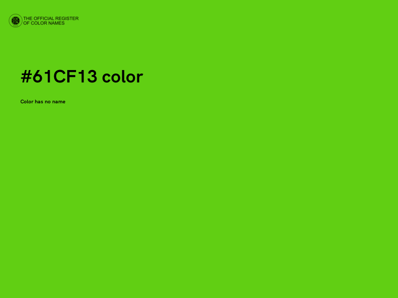 #61CF13 color image