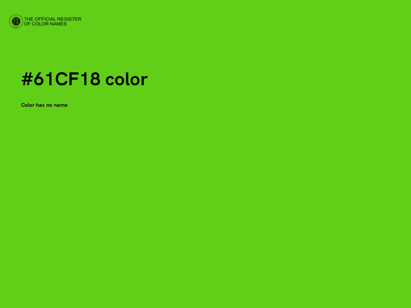 #61CF18 color image