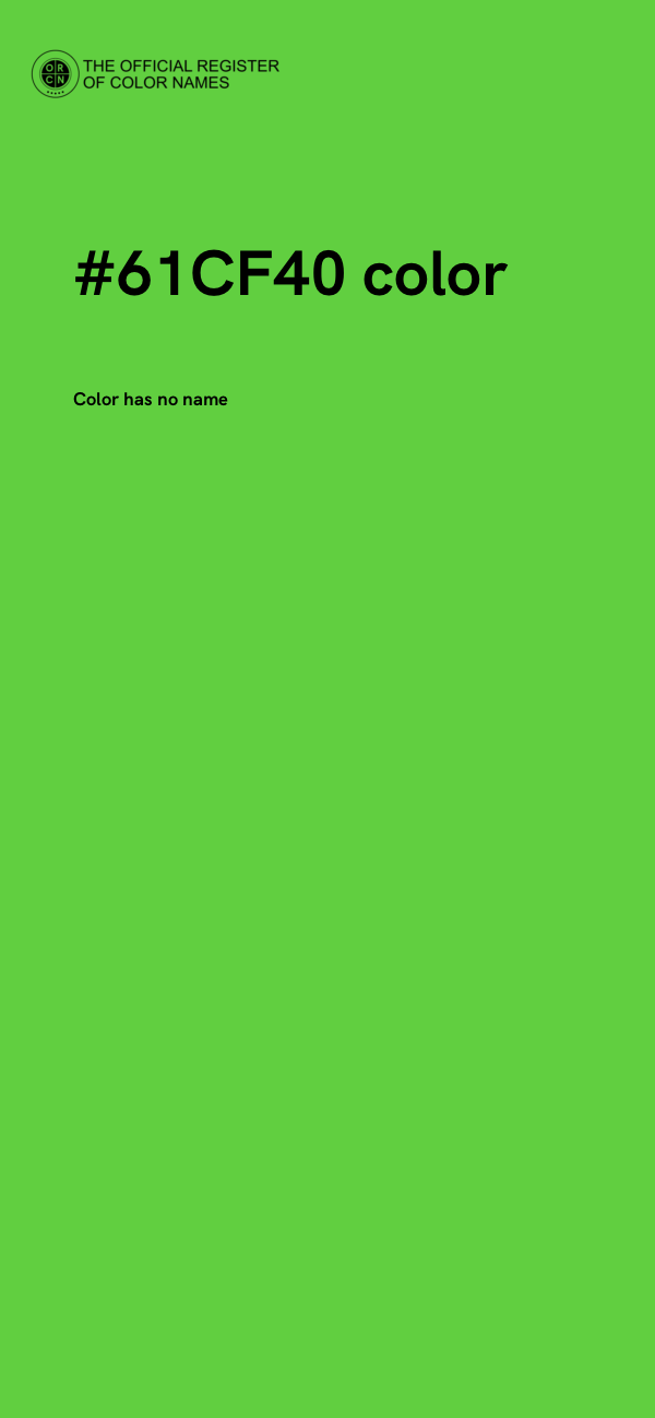 #61CF40 color image