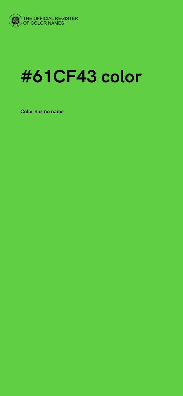 #61CF43 color image