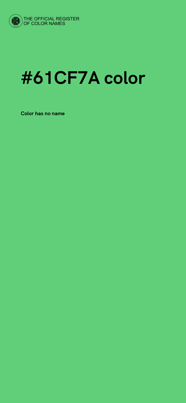 #61CF7A color image