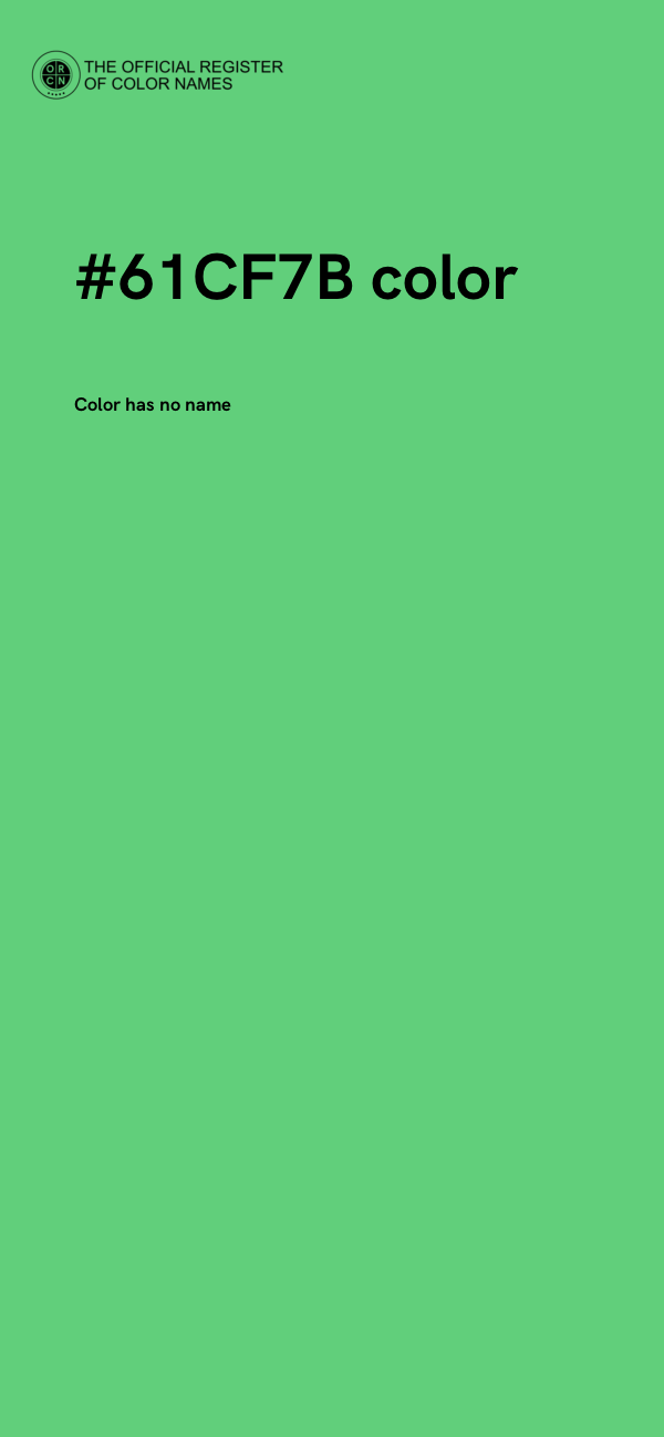 #61CF7B color image
