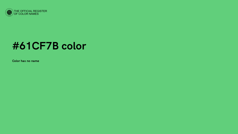 #61CF7B color image