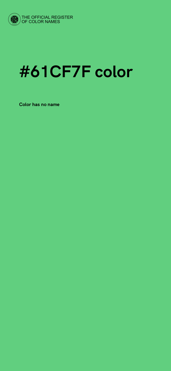 #61CF7F color image