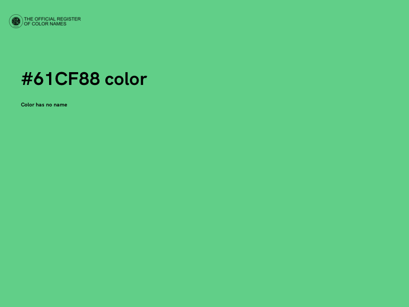 #61CF88 color image