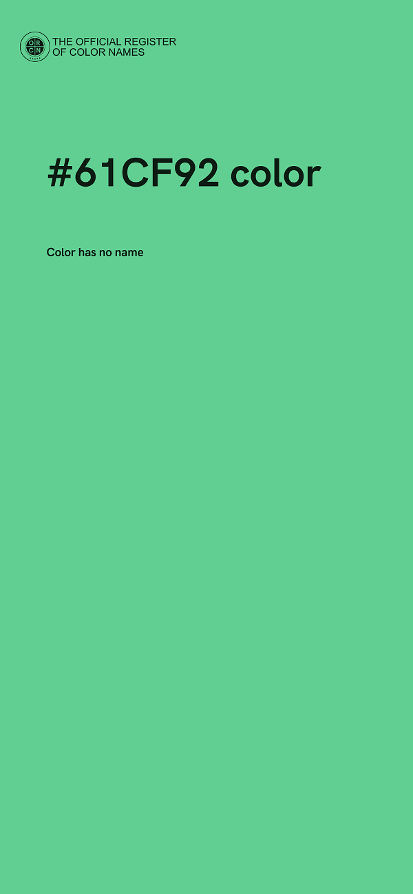 #61CF92 color image