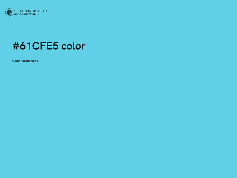 #61CFE5 color image