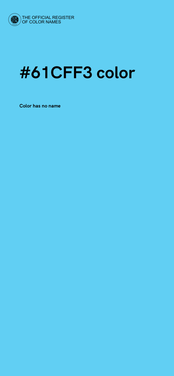 #61CFF3 color image