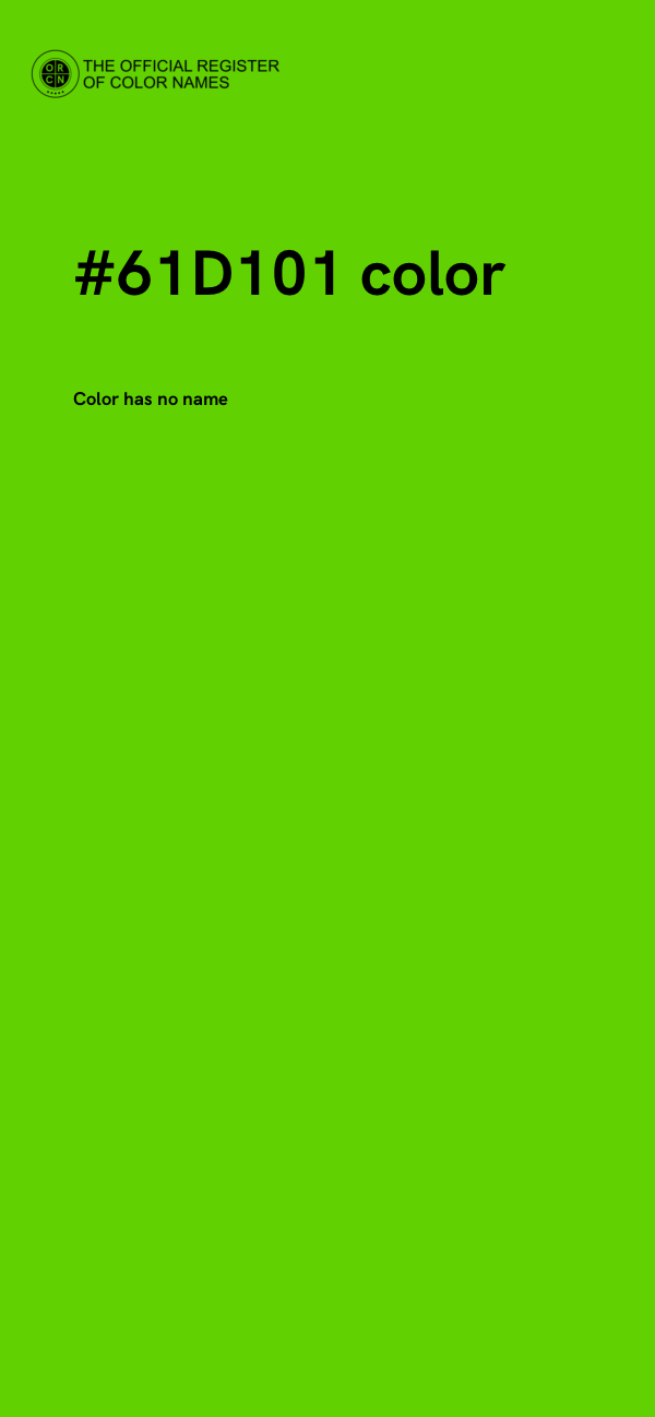 #61D101 color image