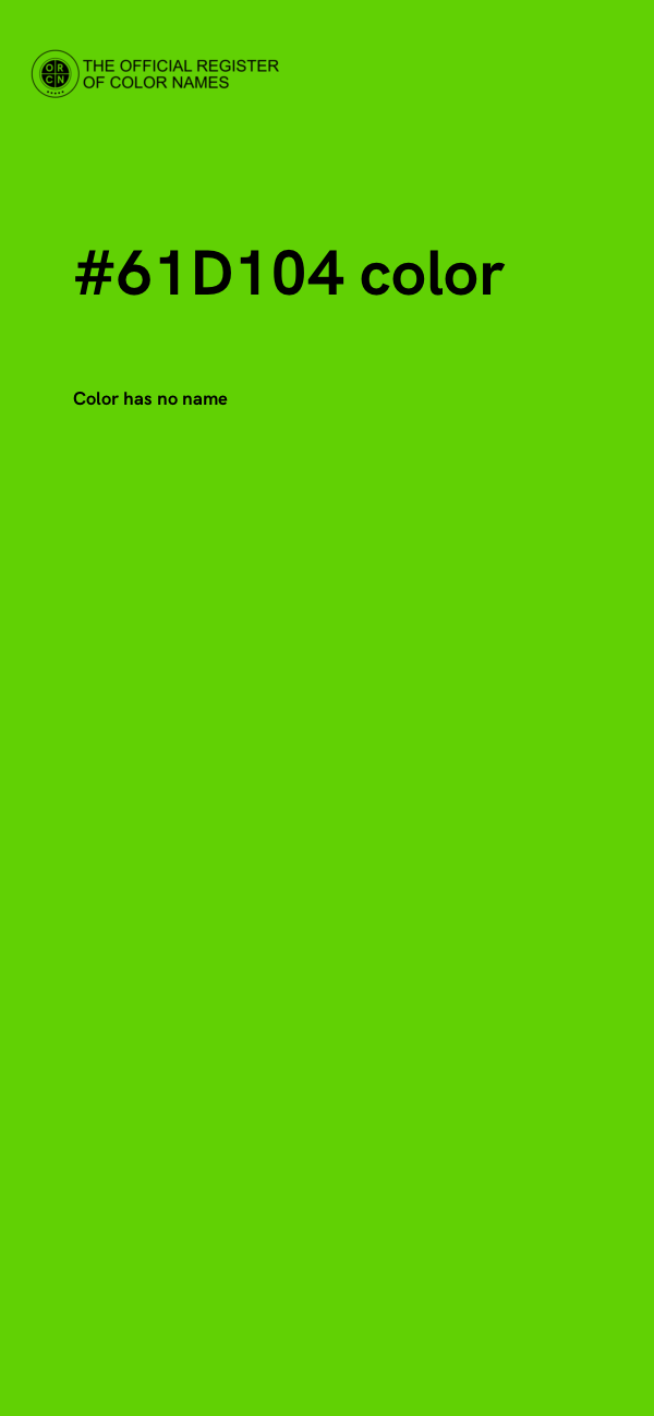 #61D104 color image