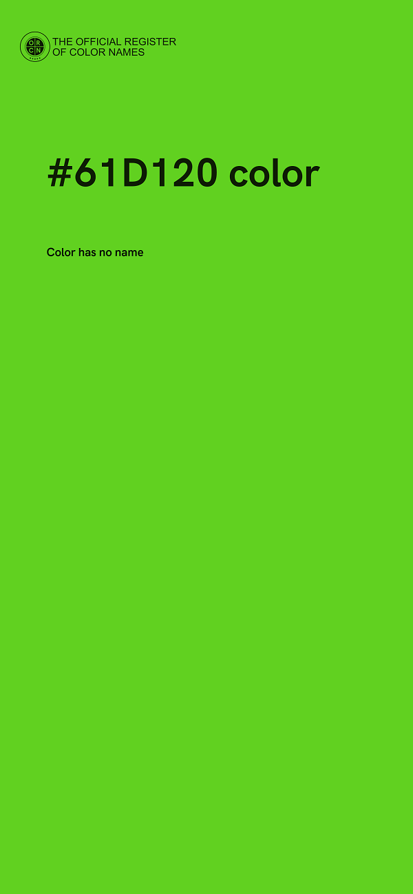 #61D120 color image