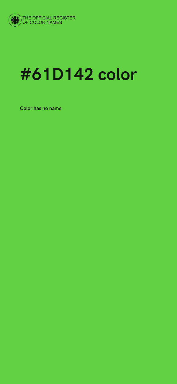 #61D142 color image