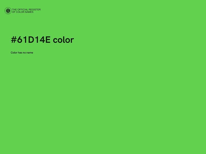 #61D14E color image