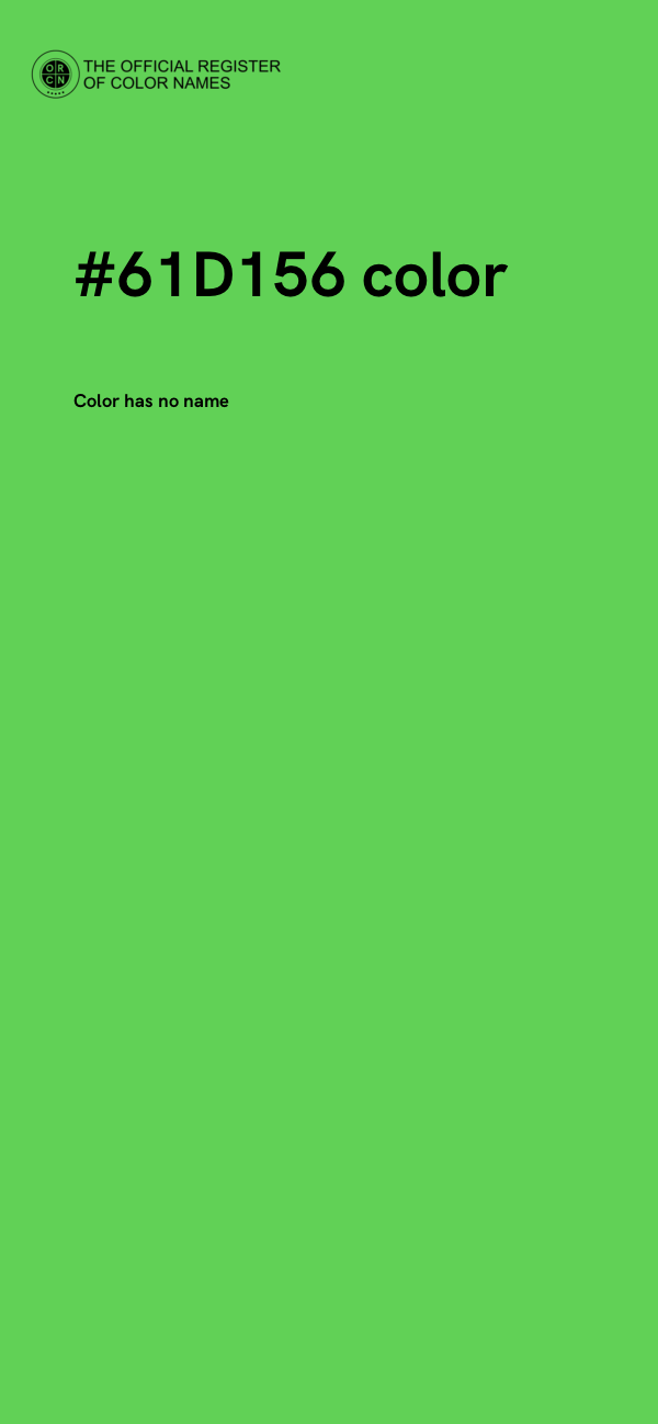 #61D156 color image