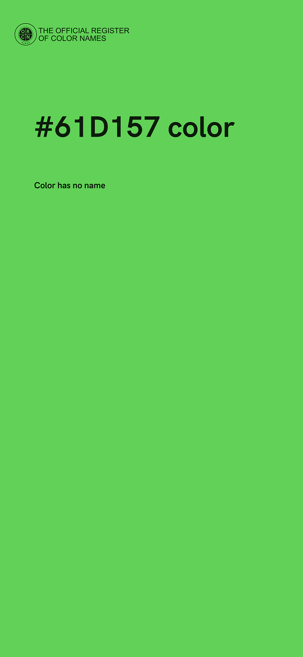 #61D157 color image
