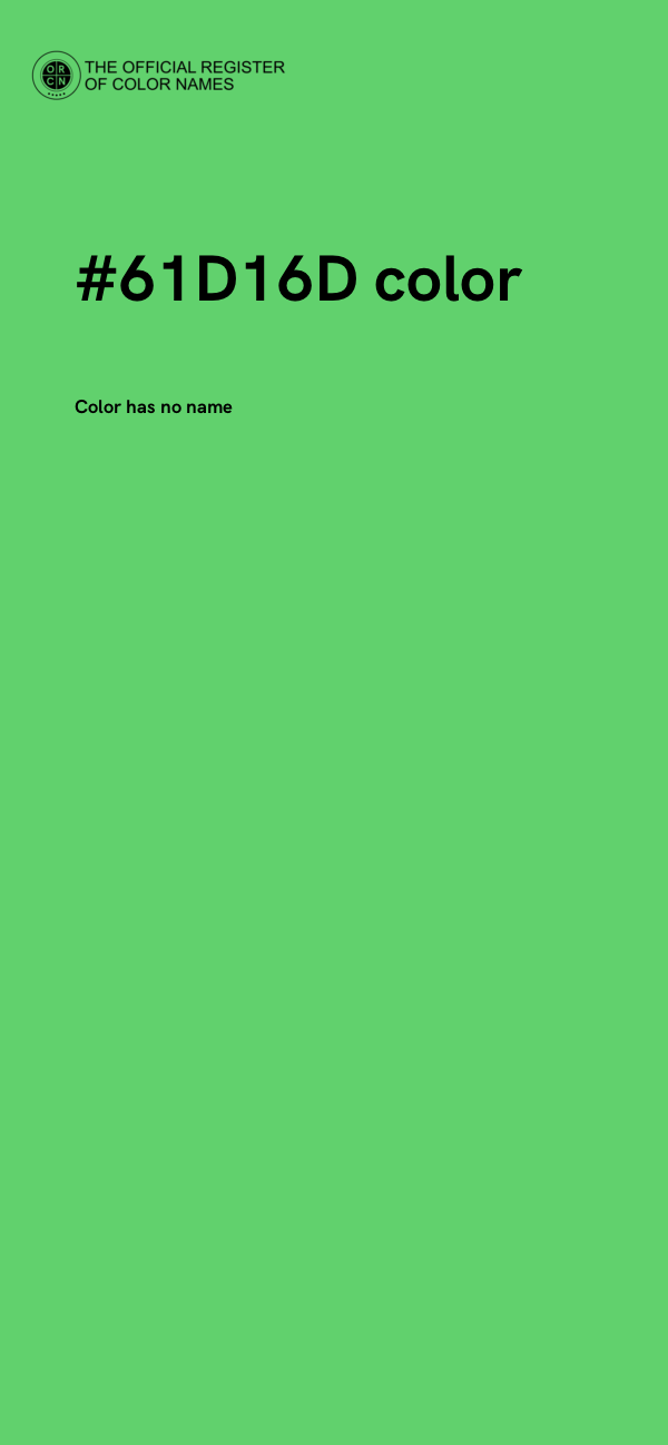 #61D16D color image