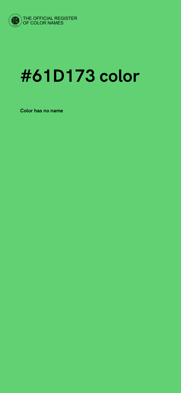 #61D173 color image
