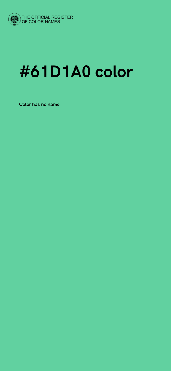 #61D1A0 color image