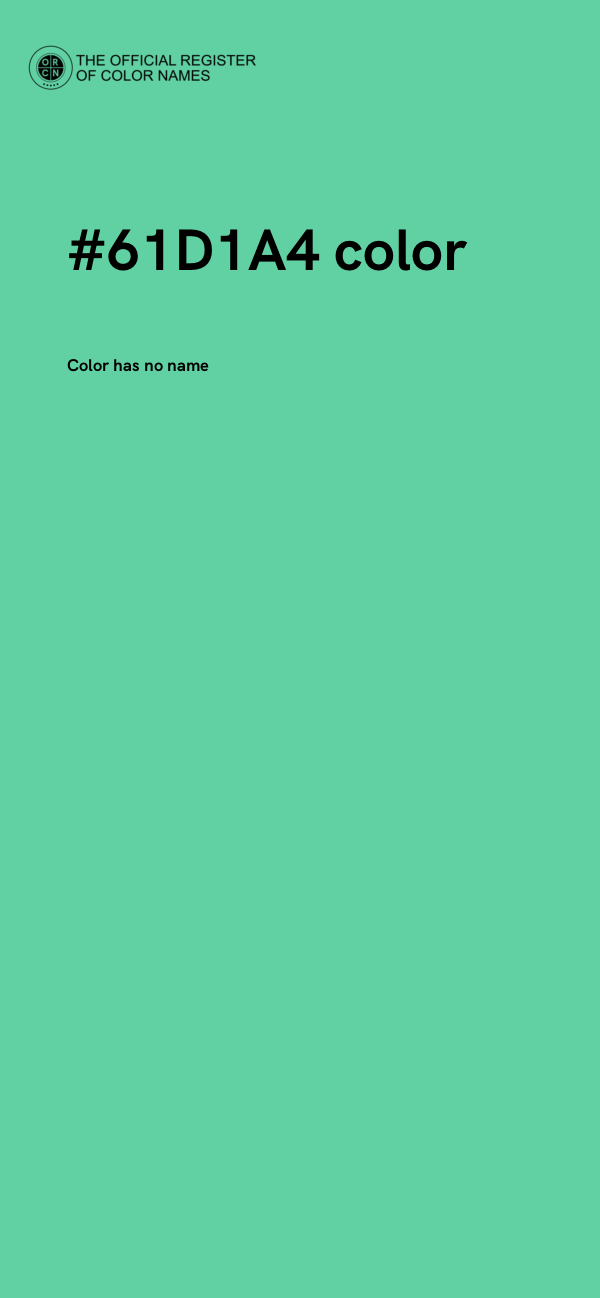 #61D1A4 color image