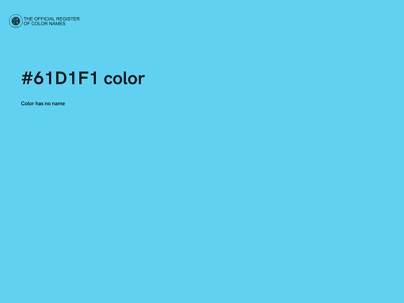 #61D1F1 color image