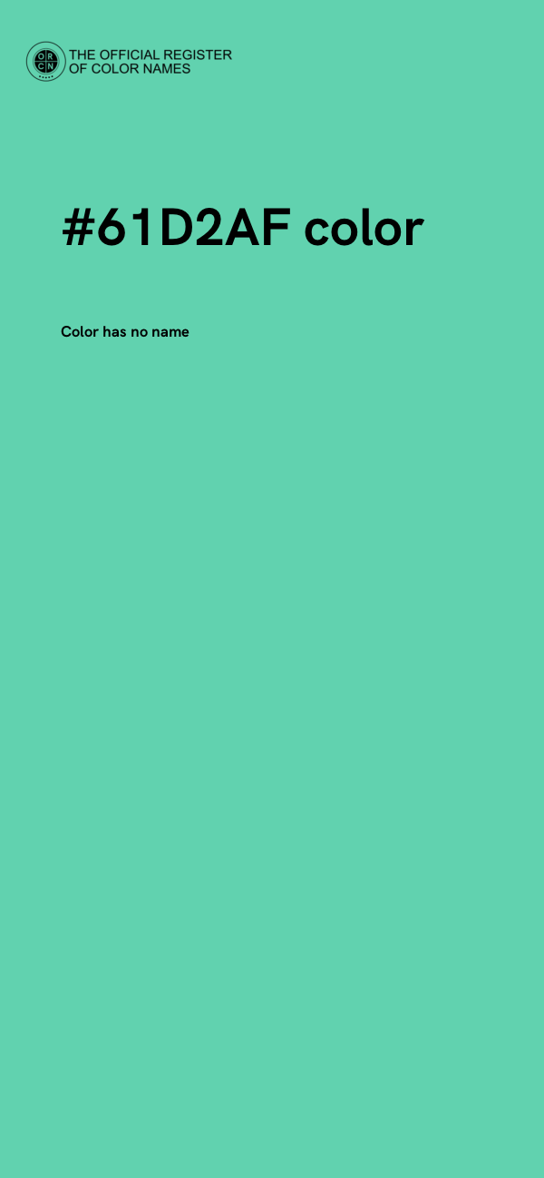 #61D2AF color image