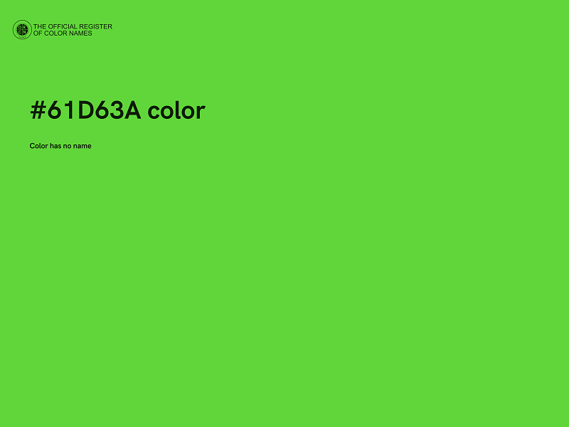 #61D63A color image