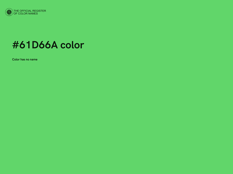 #61D66A color image