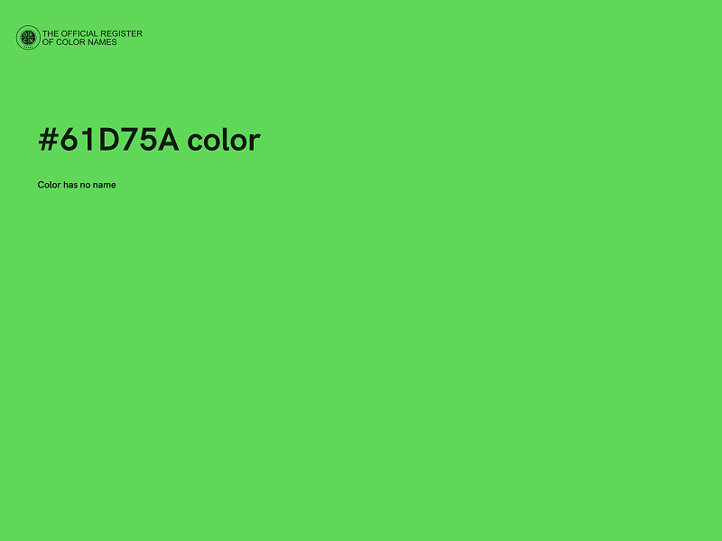 #61D75A color image