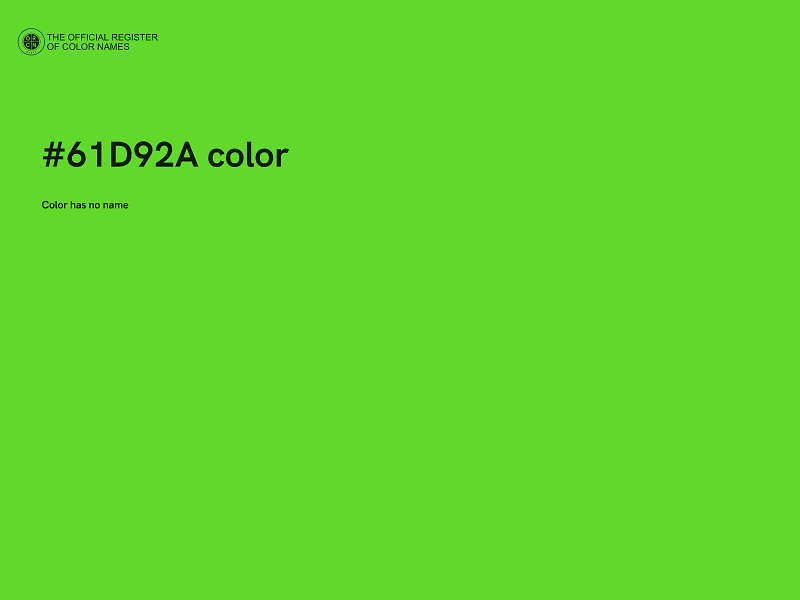 #61D92A color image