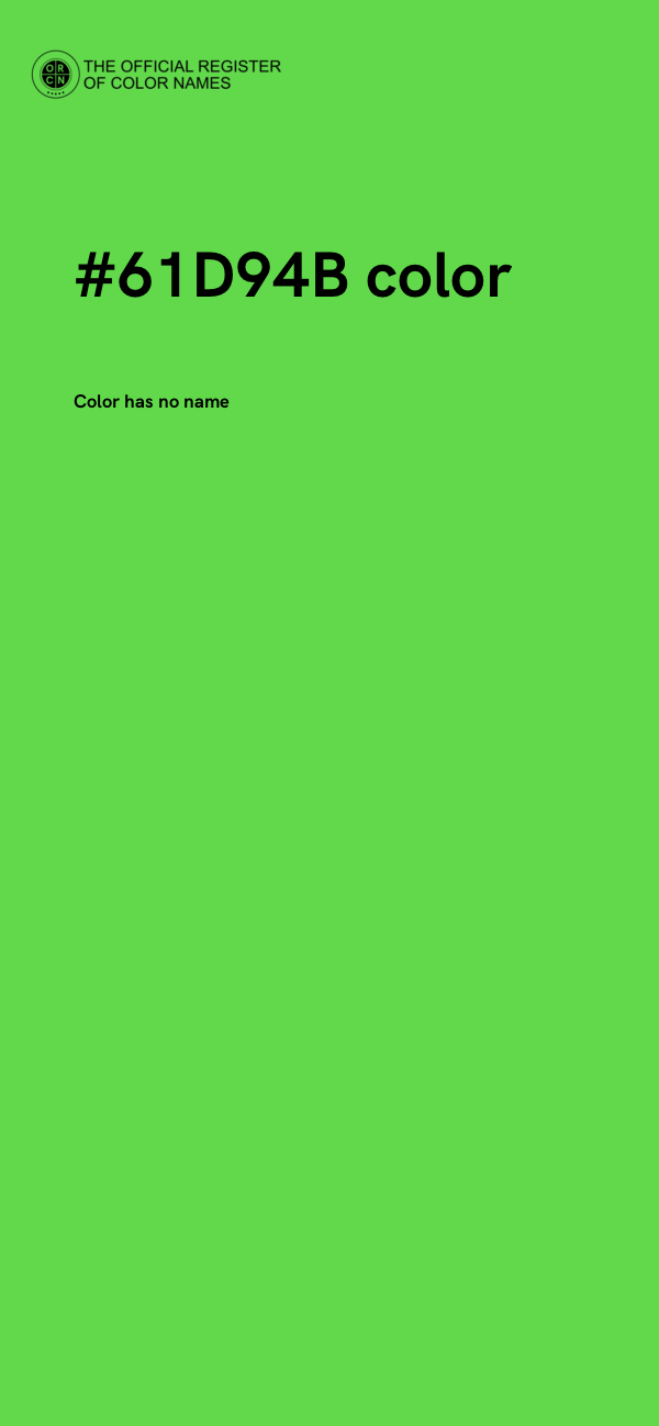 #61D94B color image