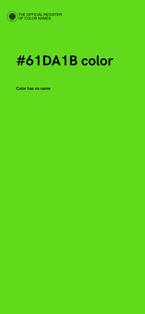 #61DA1B color image