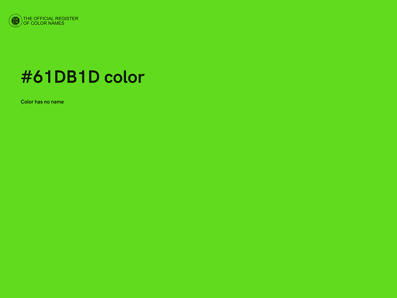 #61DB1D color image